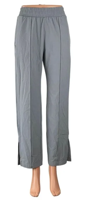 Abercrombie & Fitch Women's Gray Pull On Slit Wide Leg Trousers Pants Size XXS thumbnail 1