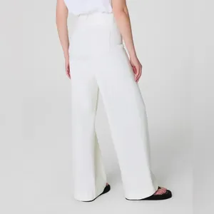 Spanx NEW SPANXshape EveryWear Wide Leg Jeans in Chalk Shaping Office Career Size 3X thumbnail 4