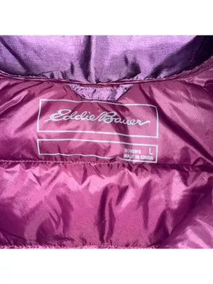 Eddie Bauer Quilted Fb650 Gorpcore Outdoors Purple Puffer Vest size large thumbnail 5