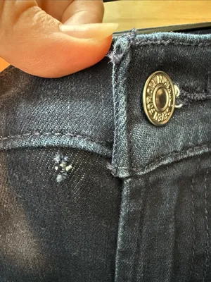7 for All Mankind Mid-Rise Gwenevere Dark Wash Skinny Ankle Jeans, 25 FLAWED thumbnail 5