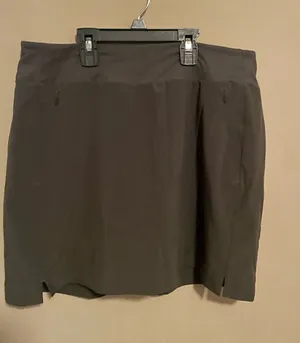 Athleta Gray Athletic Skort Size 10/Tennis Golf Pickleball Running Active thumbnail 1