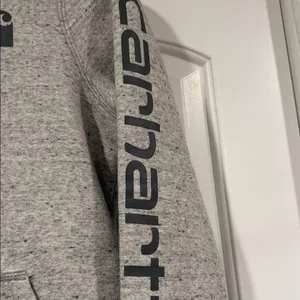Carhartt Women's Heather‎ Gray Logo Hoodie thumbnail 3