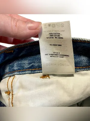 NWT Aritzia Denim Forum The 90’s Millie Hi-Rise Cargo Jeans Size 26W thumbnail 7