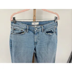 Abercrombie The baggy low rise curve love jeans size 6L thumbnail 5