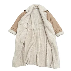 Great Jones Lined Sherpa Coat in Brown, Size S​ thumbnail 5