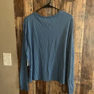 NWT Blue Long Sleeve Tee - Choose Happiness size large (111) thumbnail 5