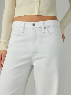 Joe's Jeans NWT The Ryan Low Slung Baggy White Wide-Leg Jeans Size 25 thumbnail 3