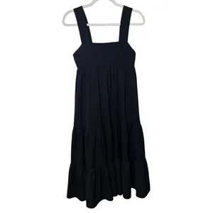 Amanda Uprichard Mitzi Tiered Midi LBD Dress Sz. XS thumbnail 3