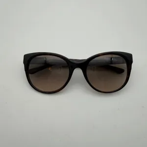 Tory Burch Dark Tortoise Cat Eye Sunglasses Preppy Classic Quiet Luxury Designer thumbnail 3