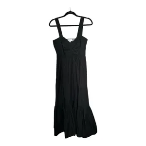 NWT A.L.C. Lilah II Cotton Midi Dress Black - Size 4 (Original Price $495) thumbnail 5