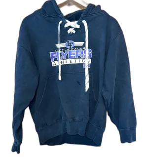 Black Little Falls Flyers Hoodie Small thumbnail 1