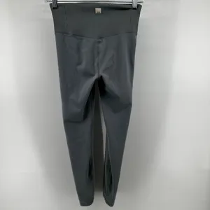 Vuori Rib Studio 7/8 Legging High Rise Moisture Wicking Stretch Yoga Gray Small thumbnail 5