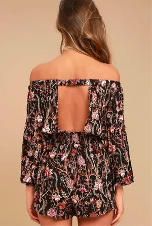 Free People Romper Floral thumbnail 3