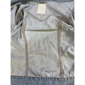 Aeropostale Women's Jean Denim Distressed Jacket Size XL SKU 5342 thumbnail 5