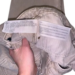 Abercrombie & Fitch Relaxed Jeans 29 8R Tan‎ Curve Love 90s High Rise Retro thumbnail 7