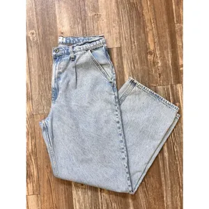 Abercrombie Fitch High Rise Loose Jeans Light Wash Size 30/10 Denim thumbnail 4