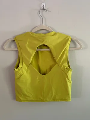 Lululemon Sweat Intention Tank Yellow Serpentine thumbnail 7