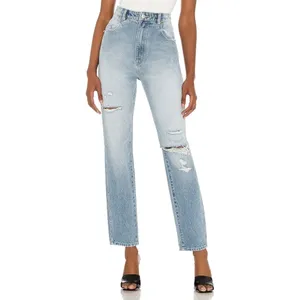 Rolla's Original Straight High Rise Jeans in Sunbleach Worn 28 Womens Denim Pant thumbnail 13