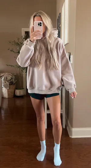 Tan Oversized Hoodie thumbnail 1