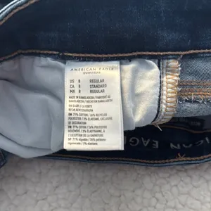 American Eagle Outfitters Dark Blue High Rise Jeggings thumbnail 2