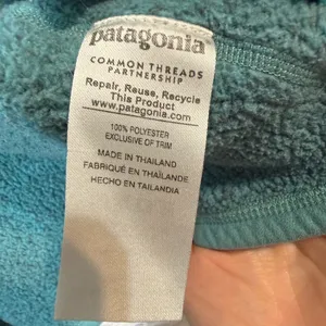 Patagonia Teal Full-Zip Better Sweater Jacket, Small thumbnail 6
