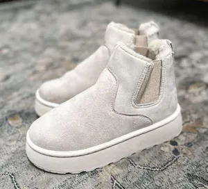 Adorable Platform Boots White Size 7.5 thumbnail 6