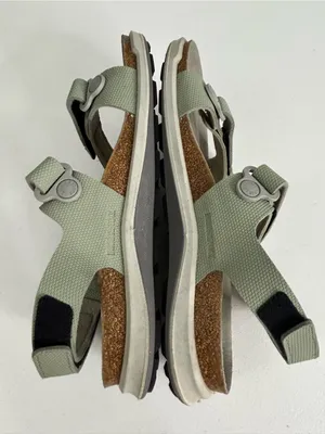 Birkenstock Kalahari Birko-Flor Futura Khaki Sandals Size 40 US 9-9.5 thumbnail 5