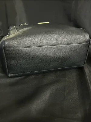 Rosetti Black & Gold Pebbled Faux Leather Satchel Handbag thumbnail 9