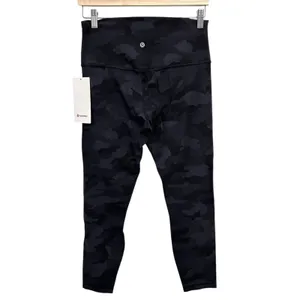 Lululemon Align High-Rise Pant 25" size 10 Heritage 365 Camo Deep Coal Multi thumbnail 6