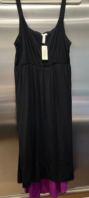 Soma black purple dress size XL‎ nwt thumbnail 1