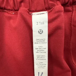 Lululemon Hotty Hot Shorts Low Rise 4" Dark Red Athletic Athleisure Women's 2 thumbnail 6