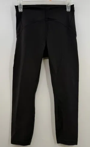 Lululemon InStill High-Rise Crop 23” Leggings Black Womens 8 SmoothCover thumbnail 1
