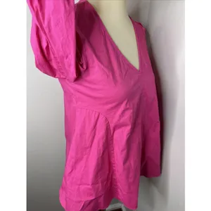 Tuckernuck Pomander Place Easton Blouse Hot Pink‎ Size Small thumbnail 7