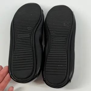 Josef Seibel Size 40 Black Leather Cap Toe Ballet Flats Double Air‎ Reaction thumbnail 7