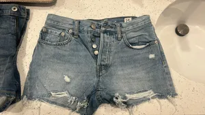 We the free by free people shorts light wash denim cut off shorts thumbnail 1