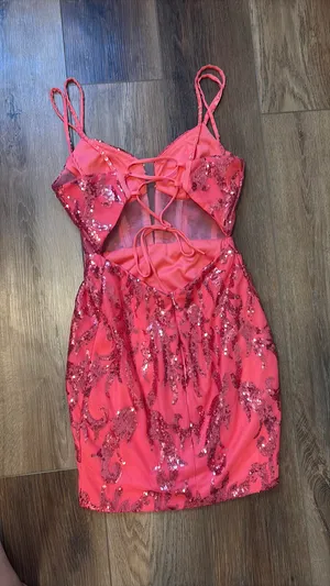 Oh Polly Homecoming dress ❤️🪩⭐️ thumbnail 1