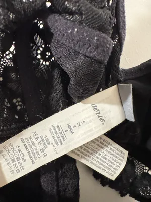Aerie Bralette Black Lace thumbnail 3