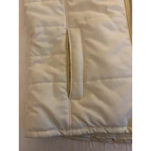 Vineyard Vines Cream Puffer Vest Womens Small Fleece Lined Zip Preppy Coastal thumbnail 5