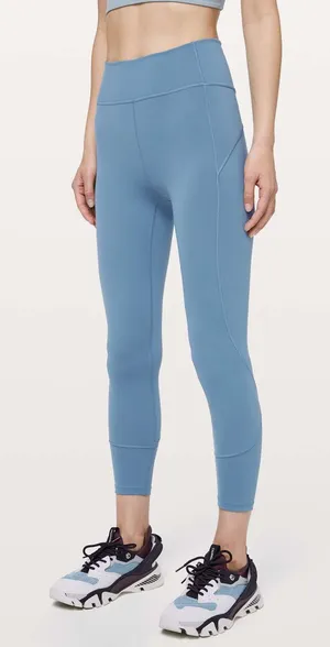 Lululemon Athletica In Movement 7/8 Tight Leggings Everlux 25" Utility Blue 8 thumbnail 1