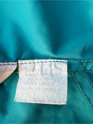 L.L.Bean Anorak Jacket Large Teal Hooded Pullover Made USA 90s Vintage thumbnail 4