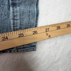 Gap 16 33 Wide Leg Jeans Light Wash High Rise Cropped Denim Casual 5-Pocket thumbnail 14