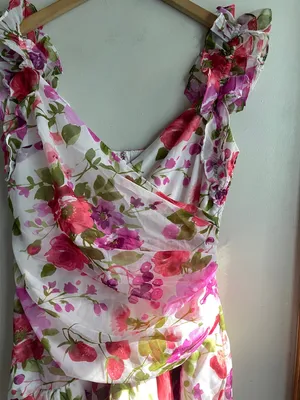 Abercrombie & Fitch Floral High Lo Ruffle Dress thumbnail 4