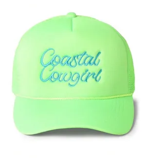 Lime green Coastal Cowgirl Hat thumbnail 1