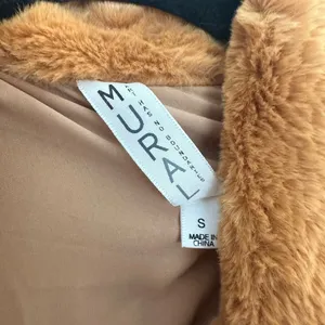 Mural Women’s Small Faux Fur Coat thumbnail 3