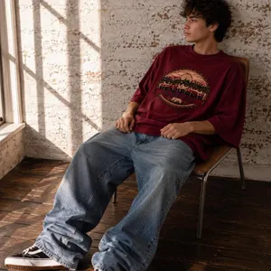 Fruit-of-the-loom Women's Burgundy and Red T-shirt thumbnail 6