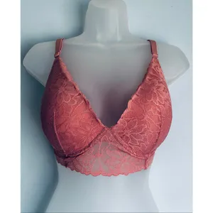 Victoria's Secret PINK Push Up Bralette Pink S-DD Lace NWOT thumbnail 4
