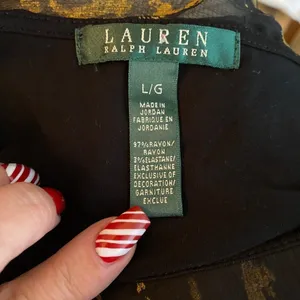 Vintage Lauren Ralph Lauren Black Top thumbnail 7