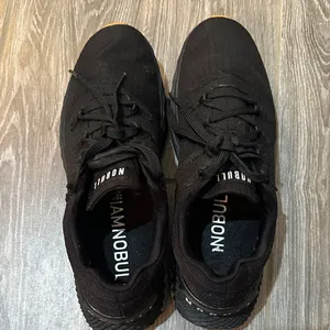 NOBULL Black and Gum women’s men’s CrossFit gym trainers mens 9.5 womens 11 thumbnail 2