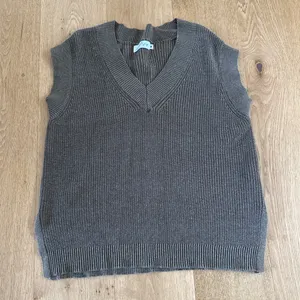 Petal + Pup Knit Top Ribbed Sleeveless Size M Green Gray thumbnail 1