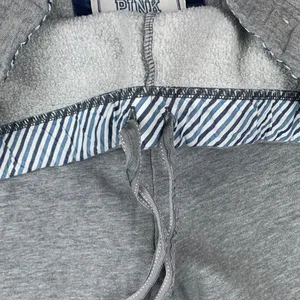 Pink Victorias secret xs small medium Gray Sweatpants y2k university thumbnail 9